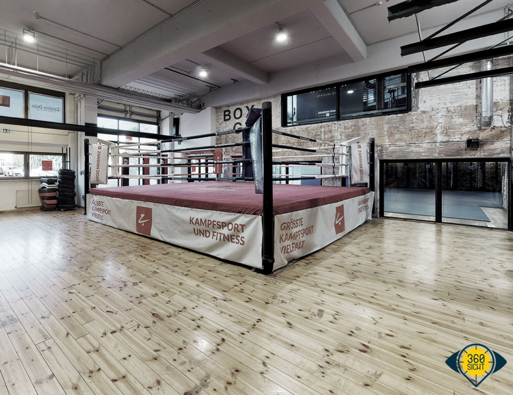 Kampfsport und Fintness nutzen 3D Rundgang für neue Mitglieder in Hamburg